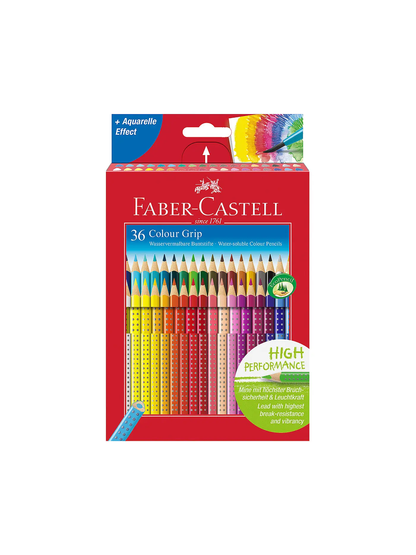 FABER-CASTELL | Buntstifte Colour GRIP 36er Kartonetui | 